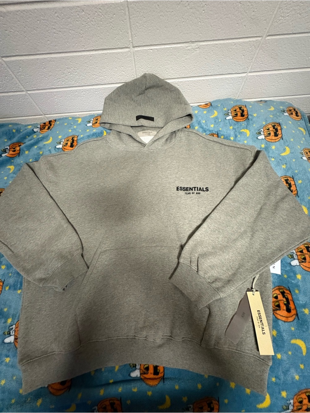 Essentials ‘FOG’ Dark Oatmeal Grey Hoodie✅